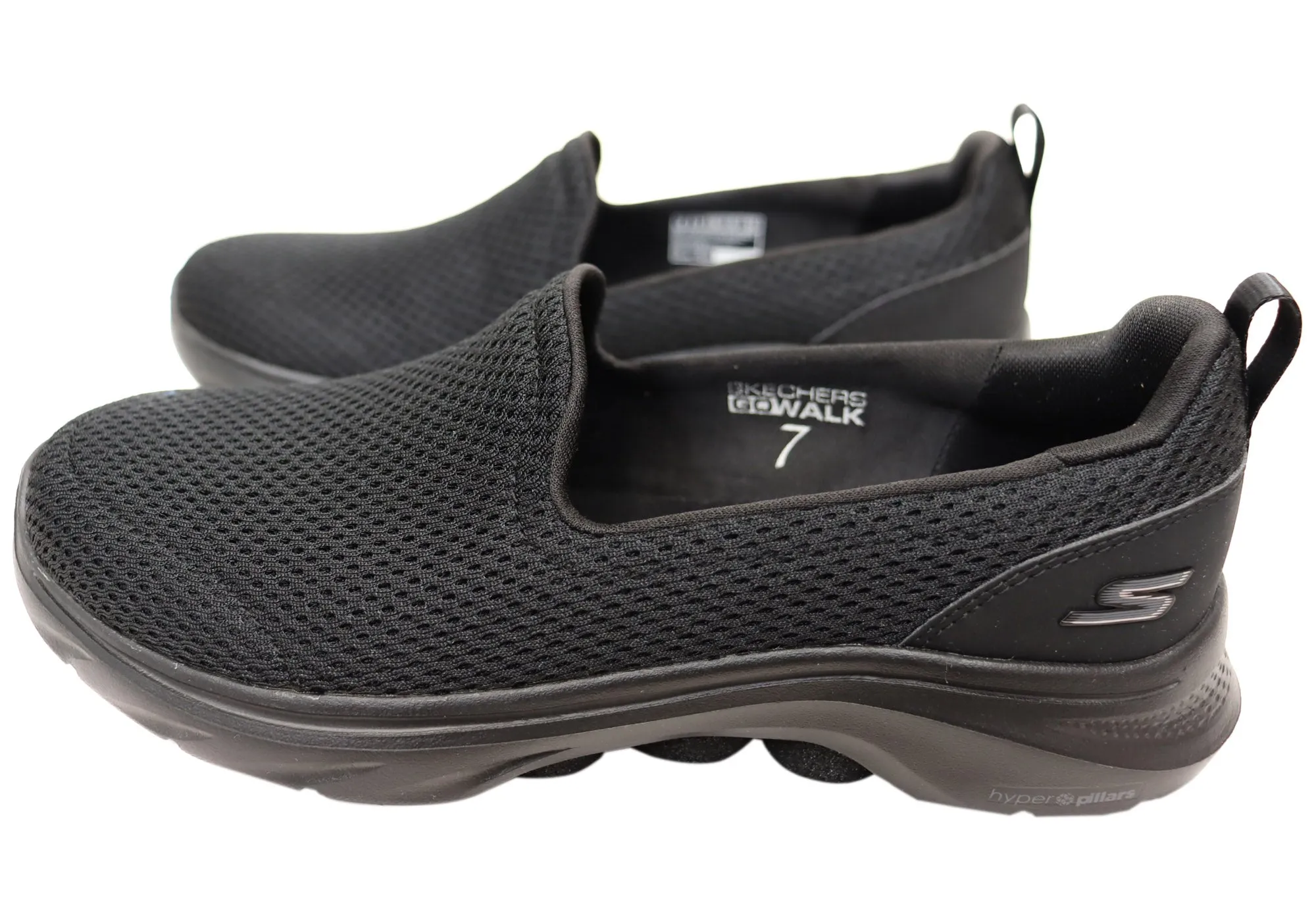 Skechers Damen GOwalk 7 Razi Bequeme Schlupfschuhe Skechers Schuhe