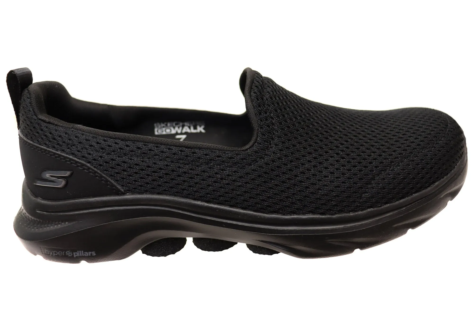 Skechers Damen GOwalk 7 Razi Bequeme Schlupfschuhe Skechers Schuhe