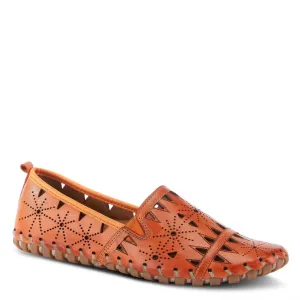 Spring Step Damen Fusaro Slip-On Flats in Orange