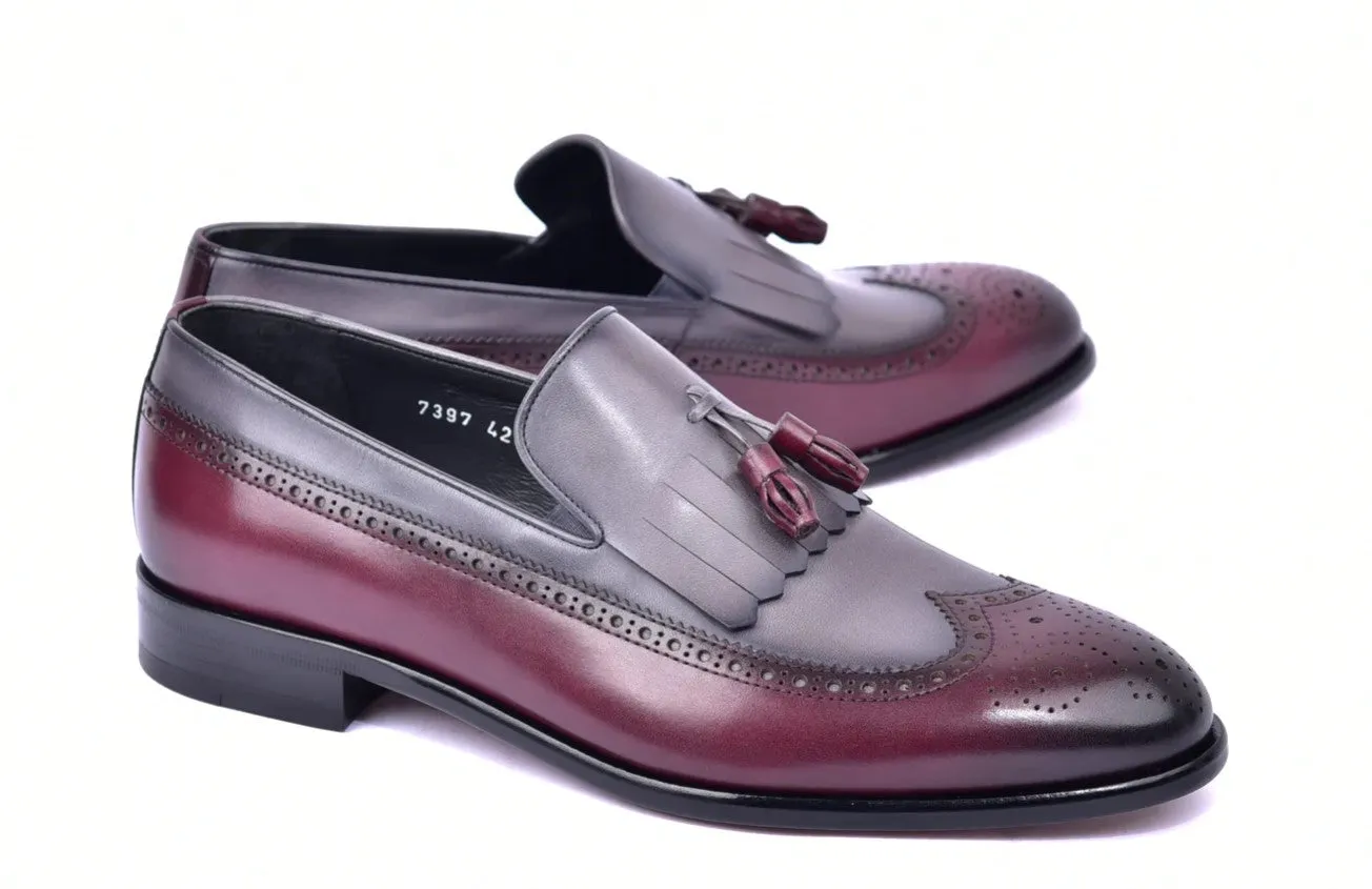 Stil: 7397-Burgunder/Grau