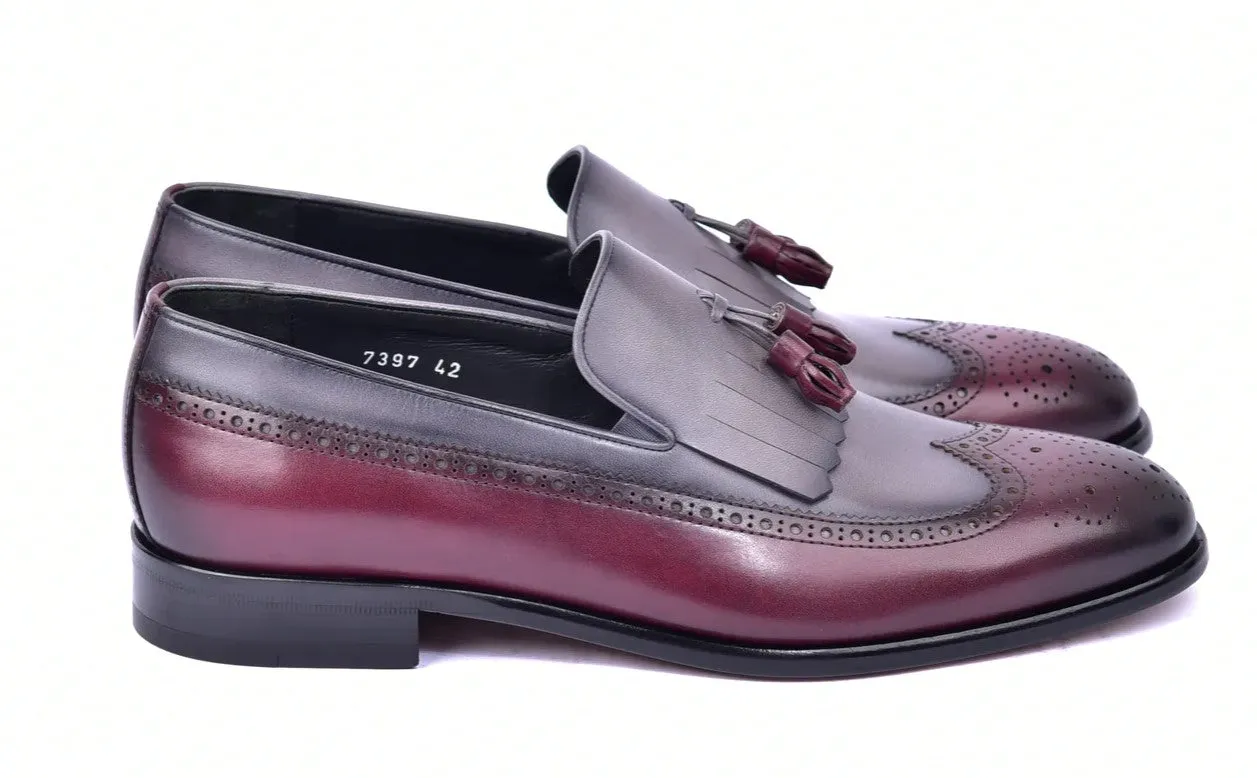 Stil: 7397-Burgunder/Grau
