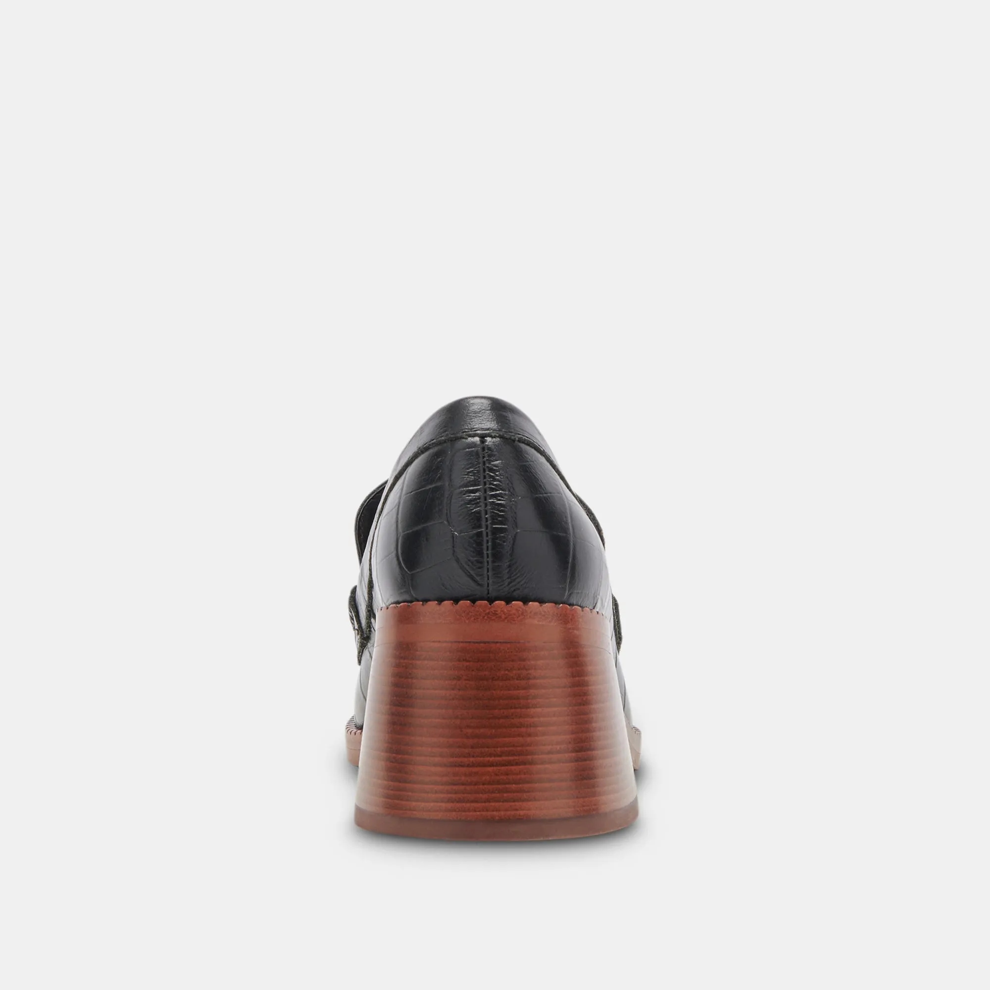 TALIE LOAFERS SCHWARZ GEPRÄGTES LEDER - re:vita
