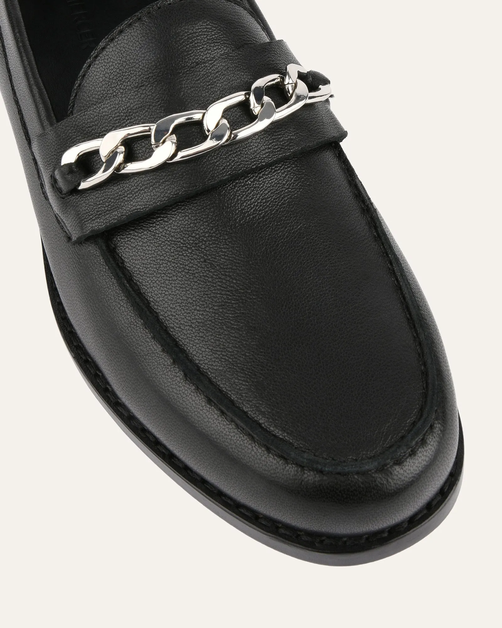 THEA LOAFERS SCHWARZES LEDER