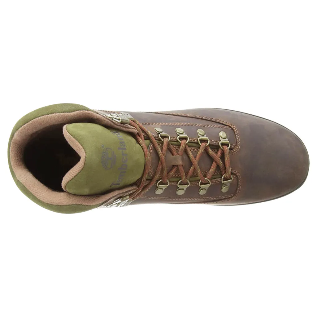 Timberland Euro Mid Hiker Leder Stiefel für Herren mit geschlossener Spitze
