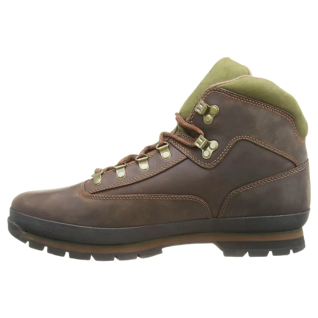 Timberland Euro Mid Hiker Leder Stiefel für Herren mit geschlossener Spitze
