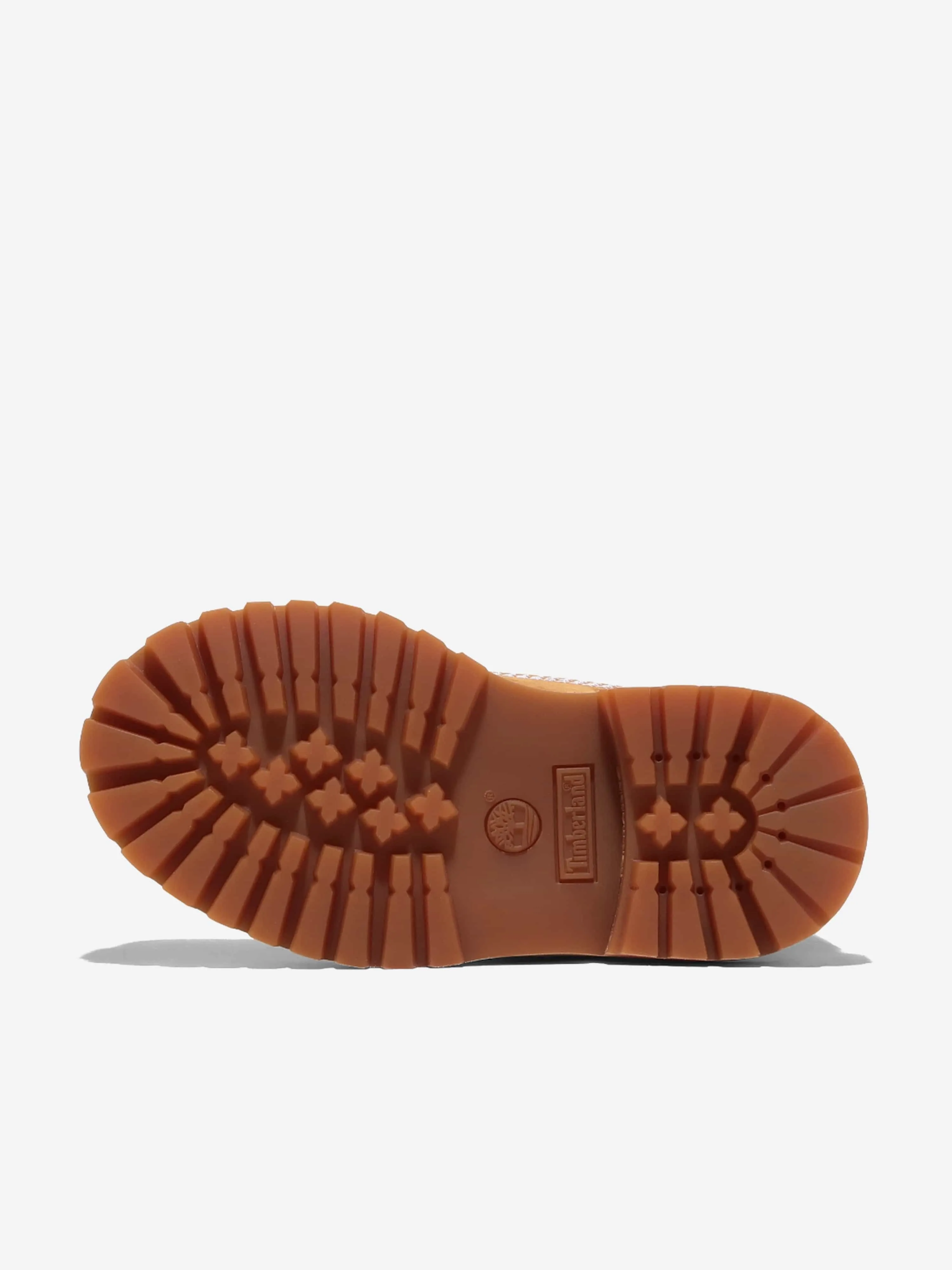 Timberland Kids 6-Zoll Schnürstiefel wasserdicht in Beige