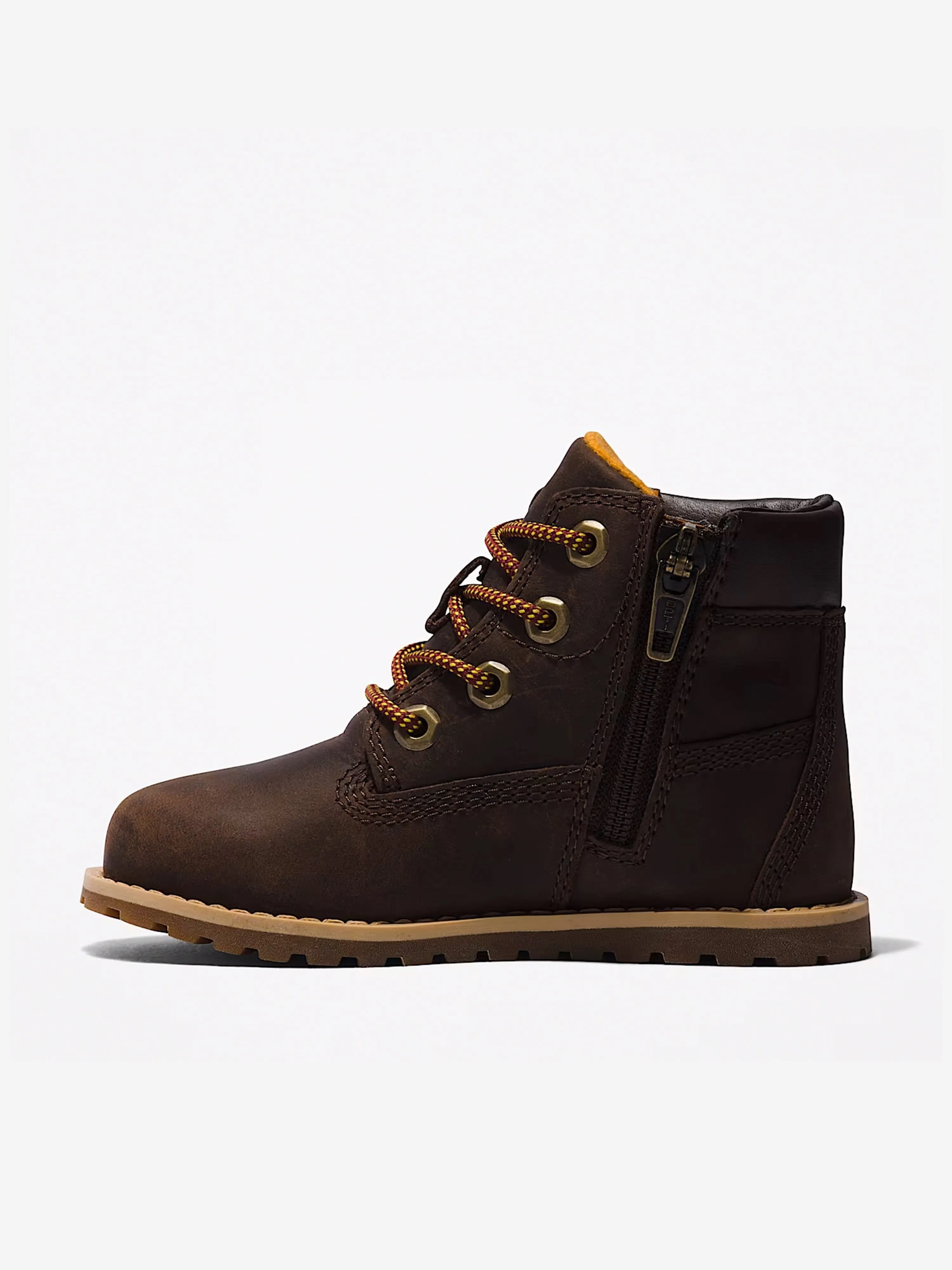 Timberland Kids Mid Schnürstiefel in Braun