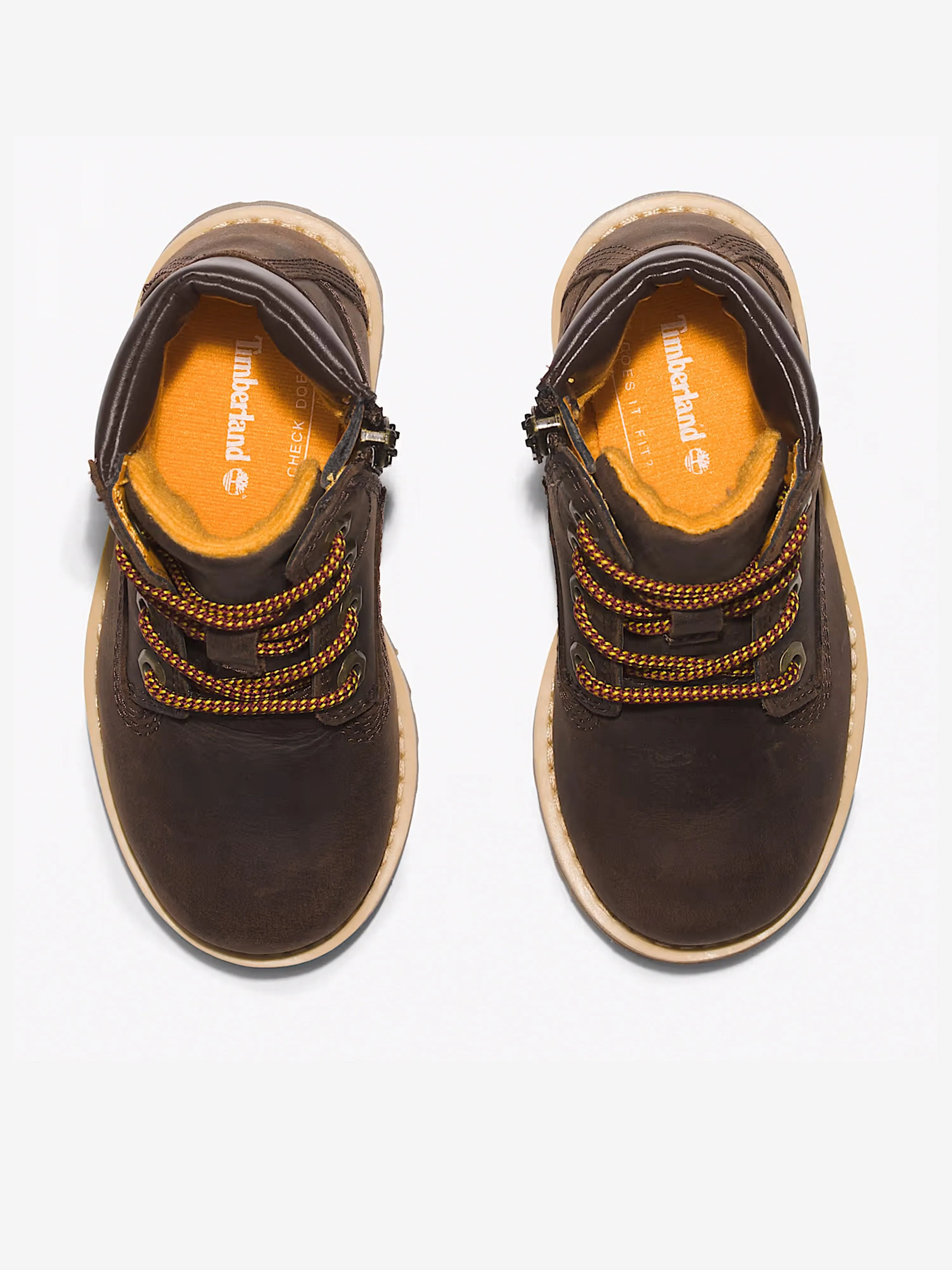 Timberland Kids Mid Schnürstiefel in Braun