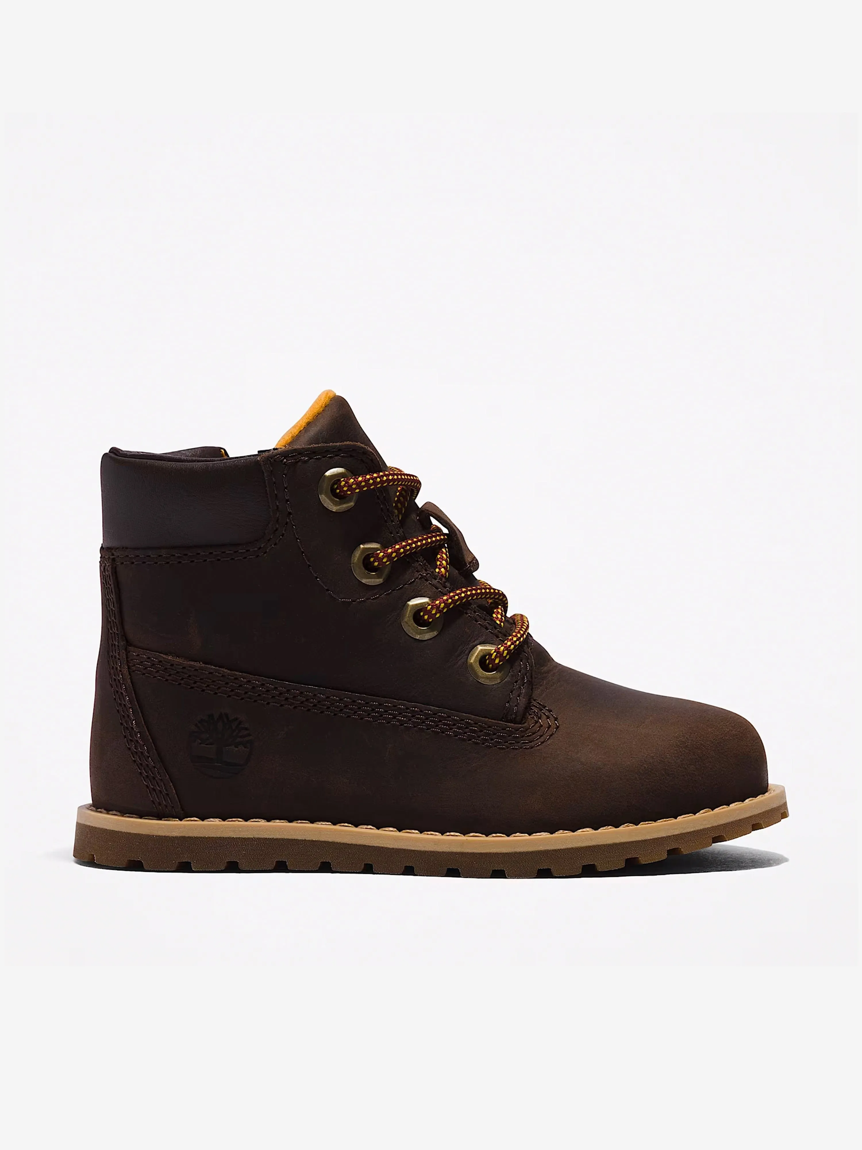 Timberland Kids Mid Schnürstiefel in Braun