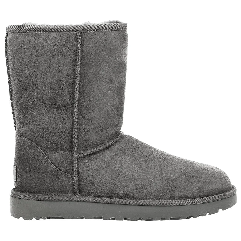 Ugg Classic Short II Wildleder Schaffell Winterstiefel für Damen