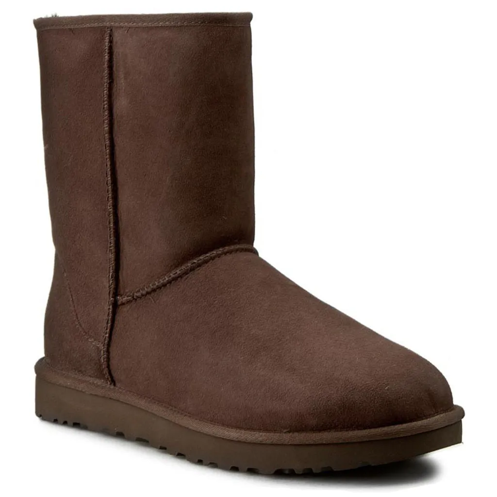 Ugg Classic Short II Wildleder Schaffell Winterstiefel für Damen