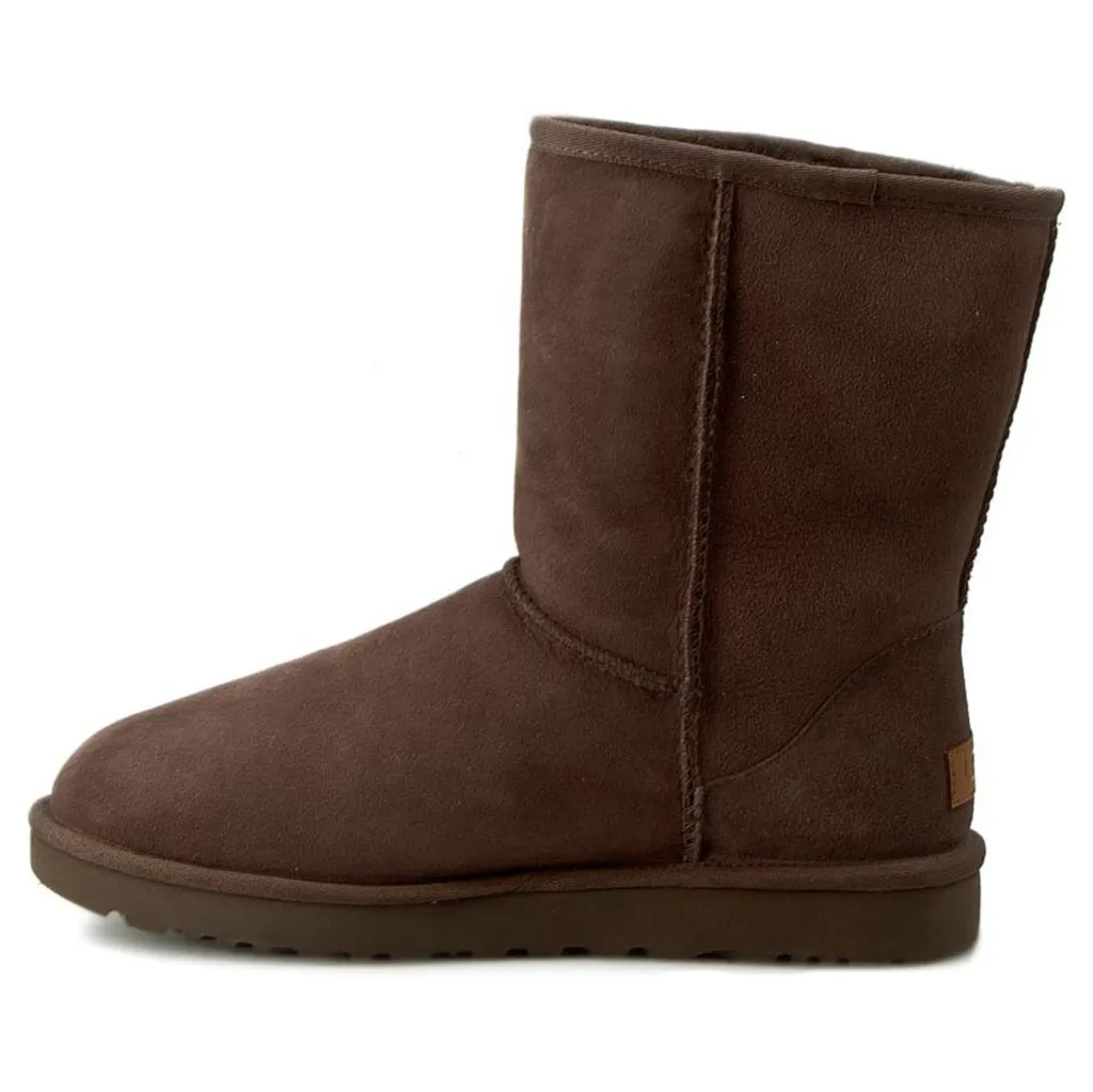 Ugg Classic Short II Wildleder Schaffell Winterstiefel für Damen