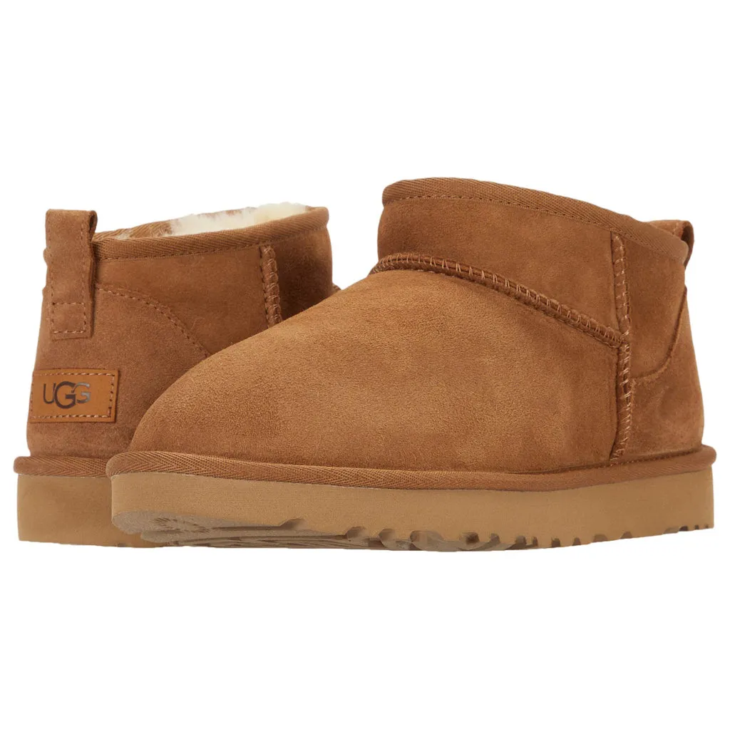 Ugg Classic Ultra Mini Wildleder Winterstiefel für Damen