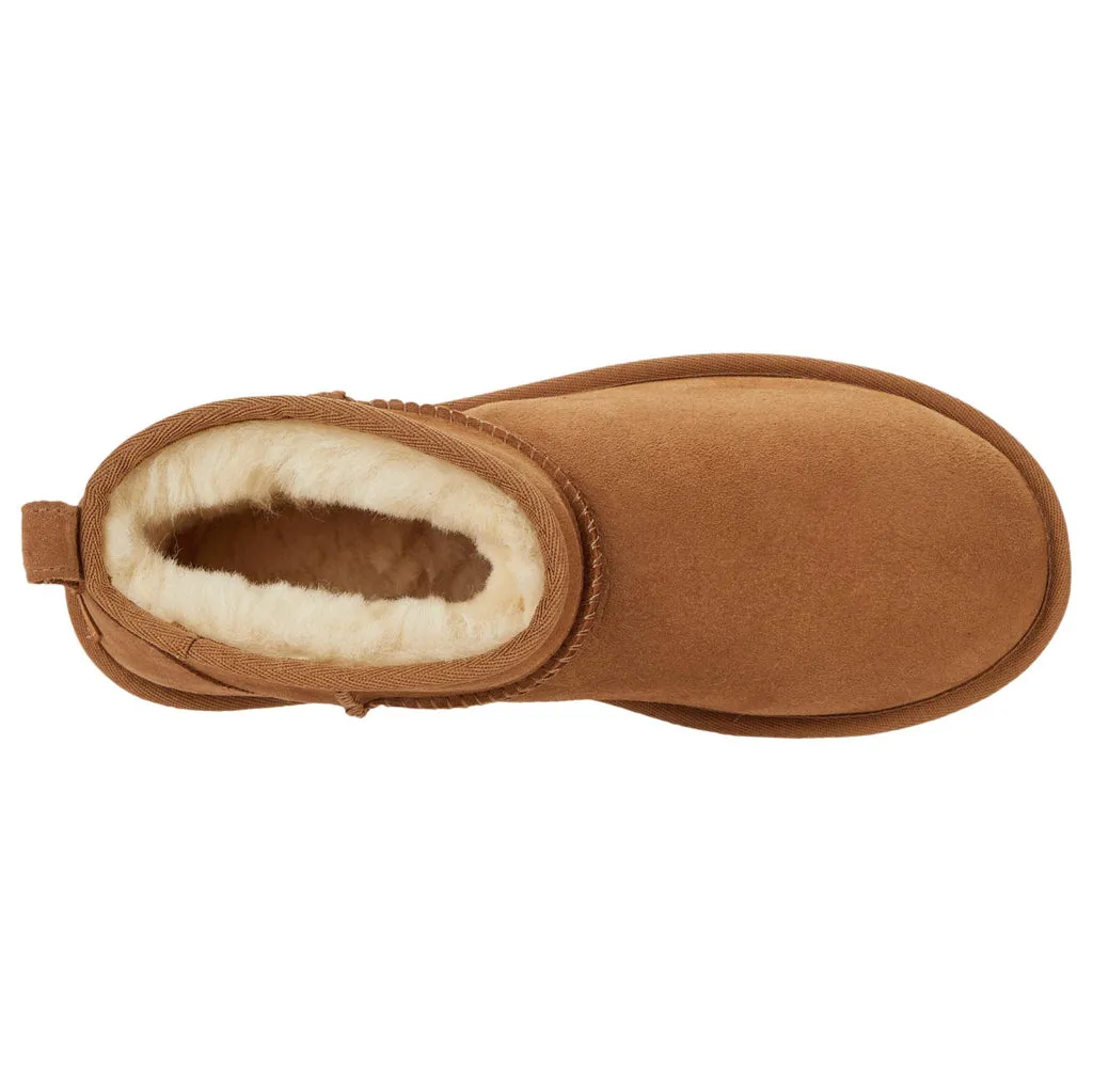 Ugg Classic Ultra Mini Wildleder Winterstiefel für Damen