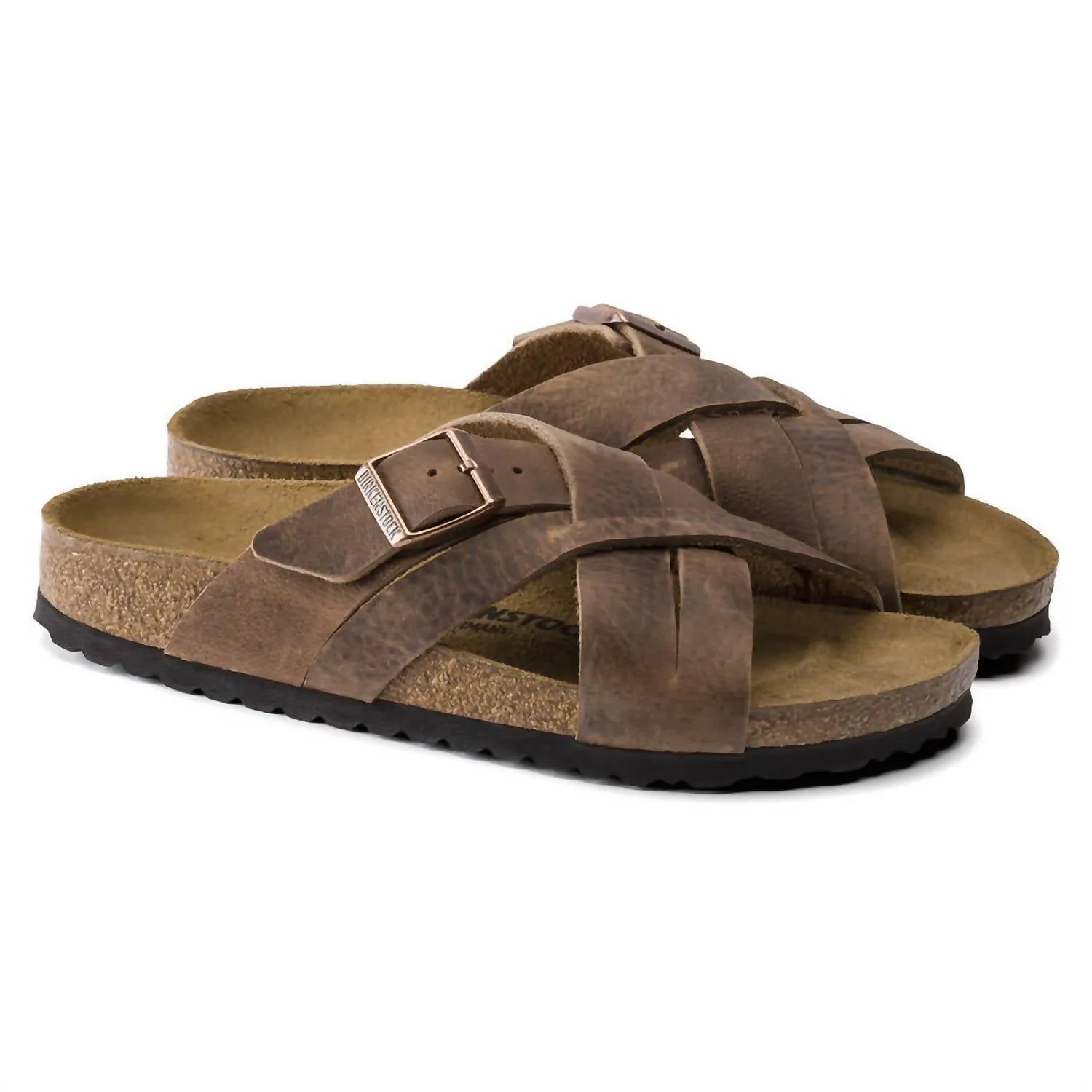 Unisex Lugano Sandalen - Regular Fit in Altbraun