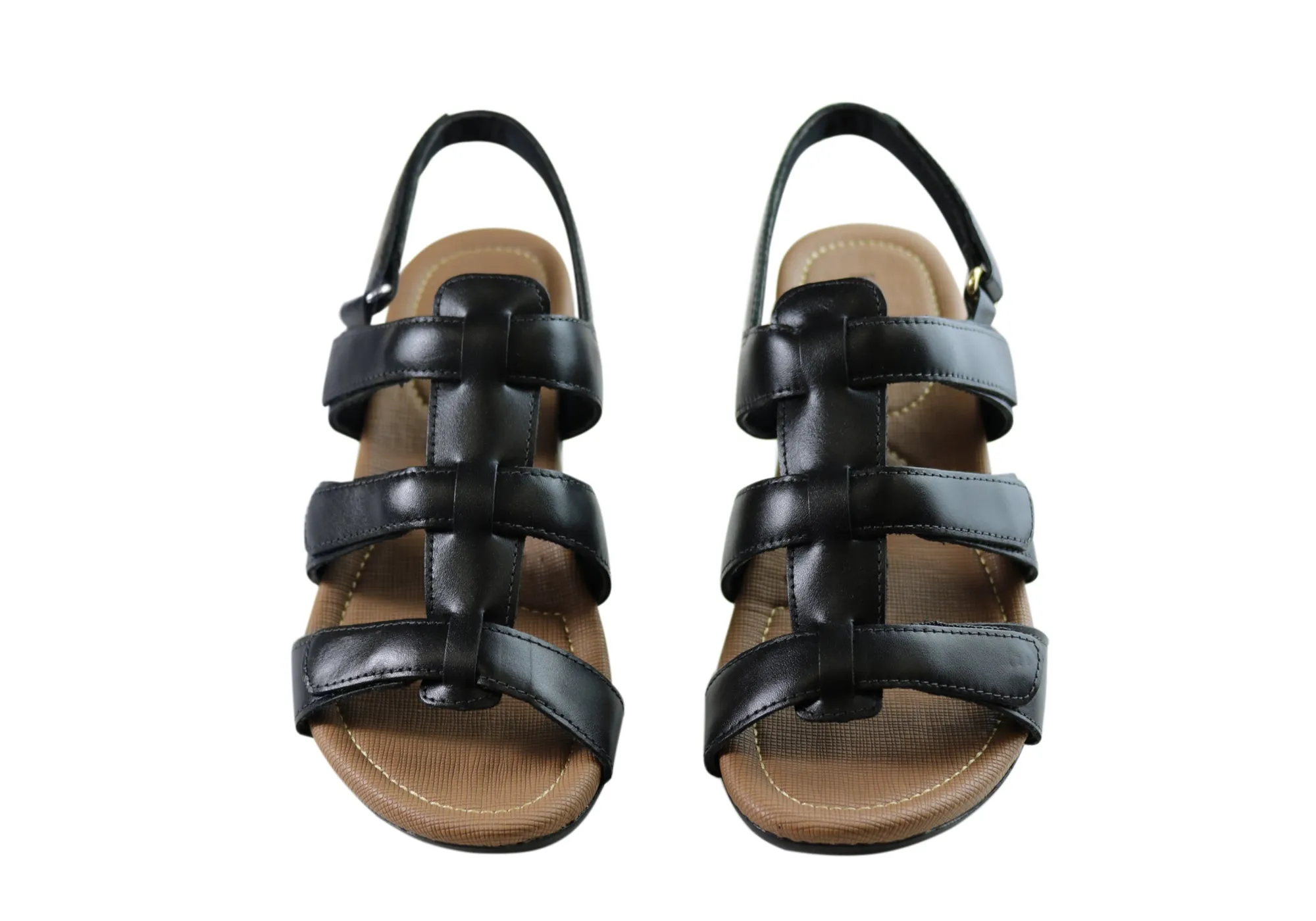 Usaflex Lani Damen Komfort Sandalen mit Polsterung aus Leder, hergestellt in Brasilien Usaflex Schuhe
