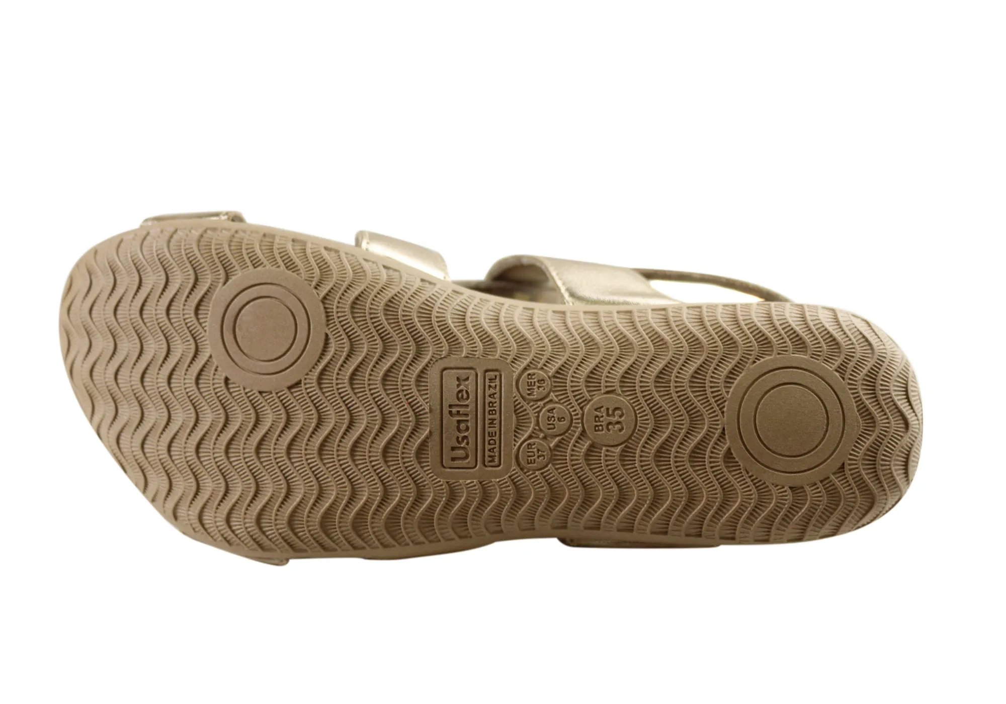 Usaflex Lani Damen Komfort Sandalen mit Polsterung aus Leder, hergestellt in Brasilien Usaflex Schuhe