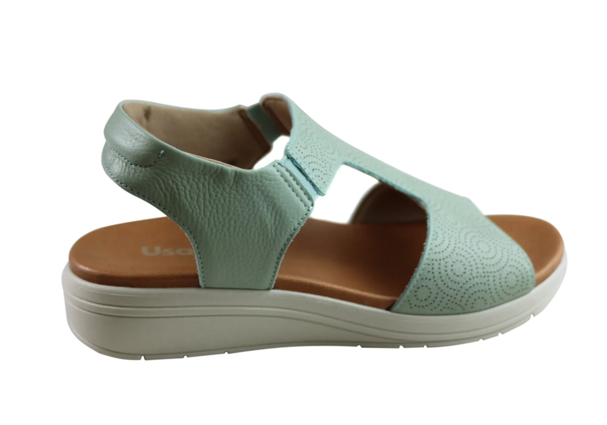 Usaflex Picton Damen Bequeme Ledersandalen Hergestellt In Brasilien Usaflex Schuhe