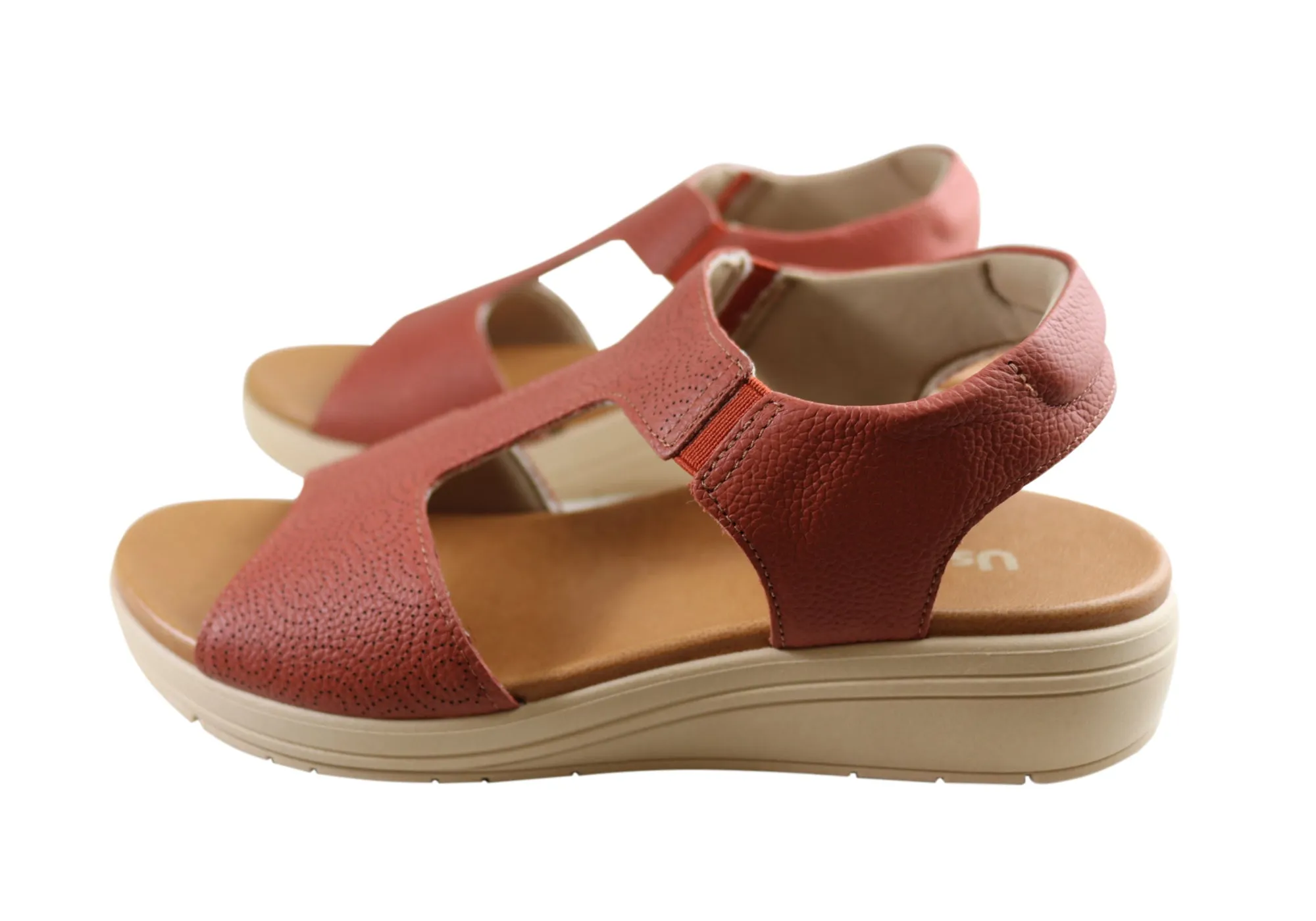 Usaflex Picton Damen Bequeme Ledersandalen Hergestellt In Brasilien Usaflex Schuhe