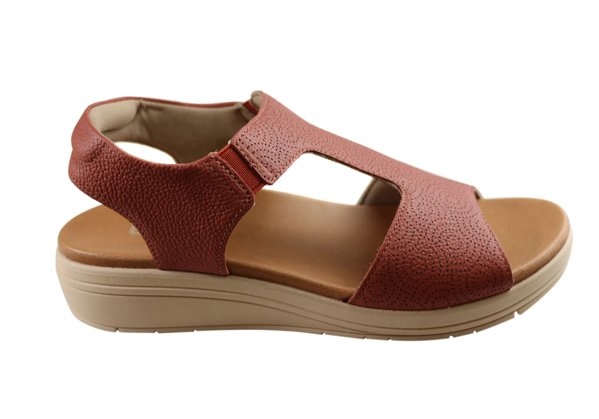 Usaflex Picton Damen Bequeme Ledersandalen Hergestellt In Brasilien Usaflex Schuhe