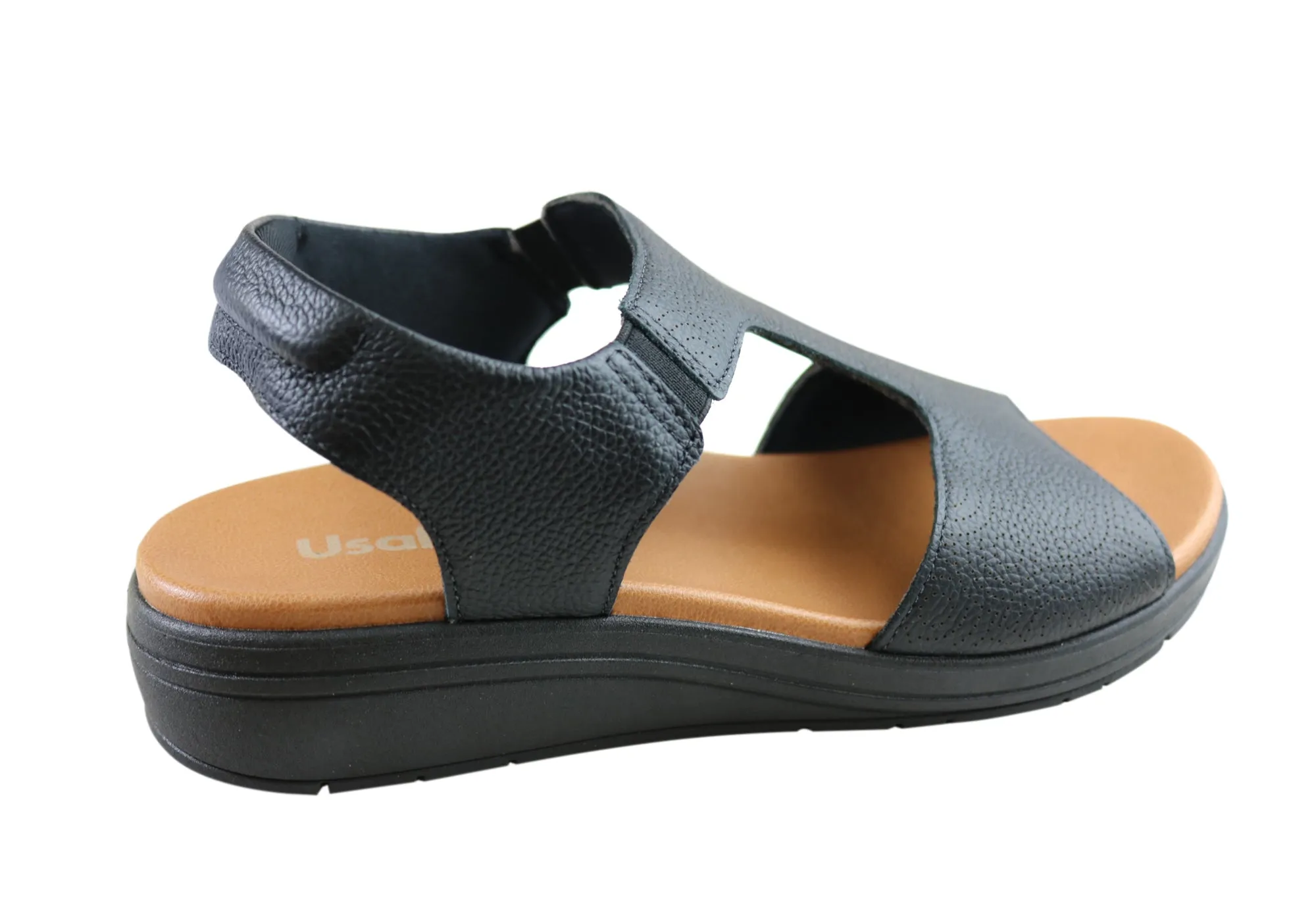 Usaflex Picton Damen Bequeme Ledersandalen Hergestellt In Brasilien Usaflex Schuhe