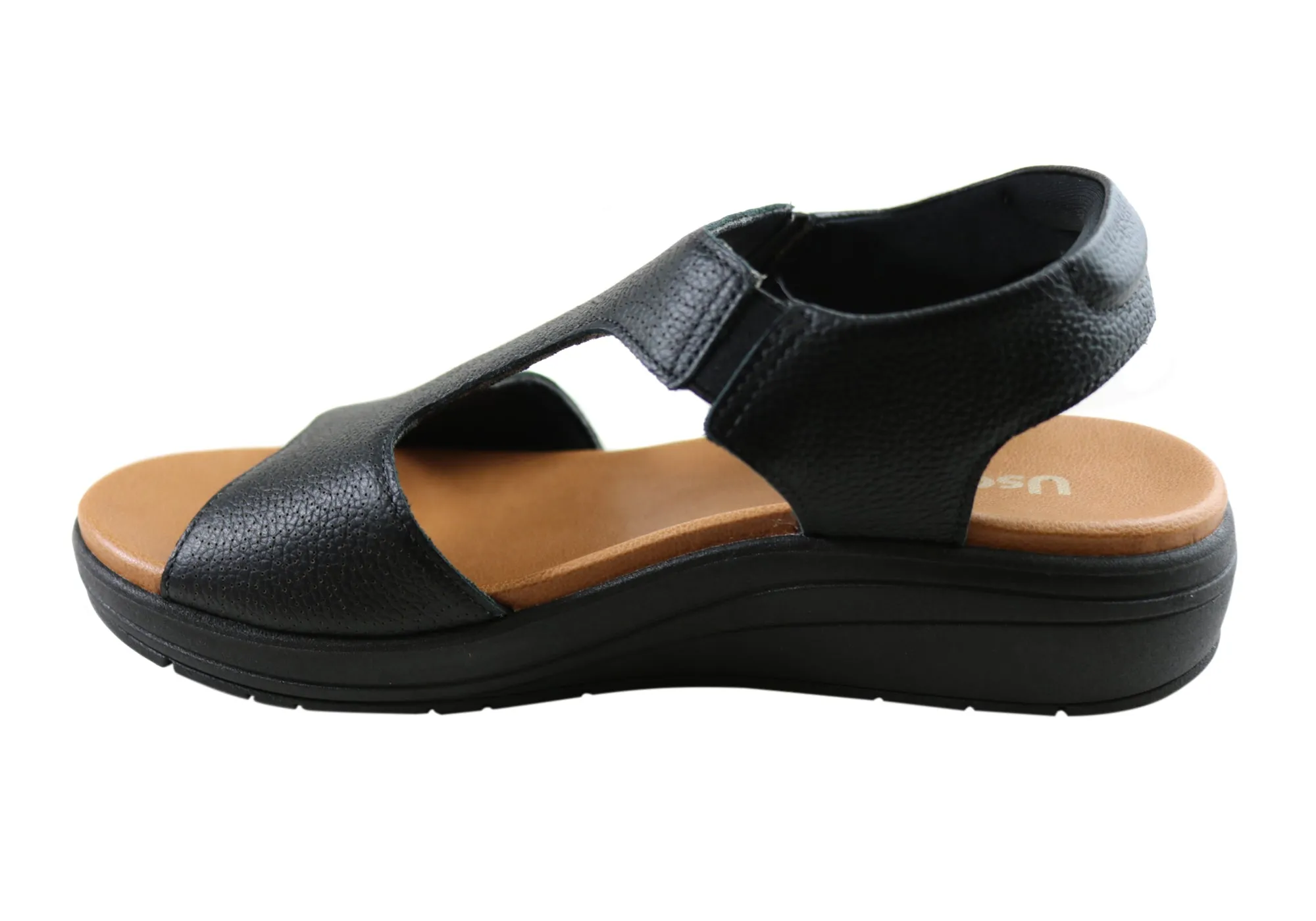 Usaflex Picton Damen Bequeme Ledersandalen Hergestellt In Brasilien Usaflex Schuhe