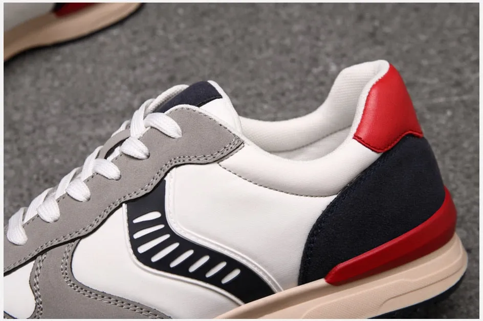 West Louis™ Amerikanische Style Leder Sportschuhe