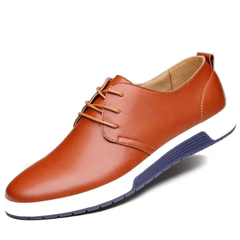 West Louis™ Bequeme Freizeit-Lederschuhe Flach