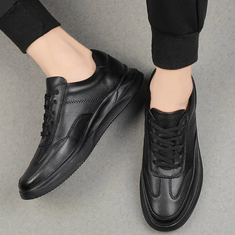 West Louis™ Mode-Ledercasula-Futter Schuhe