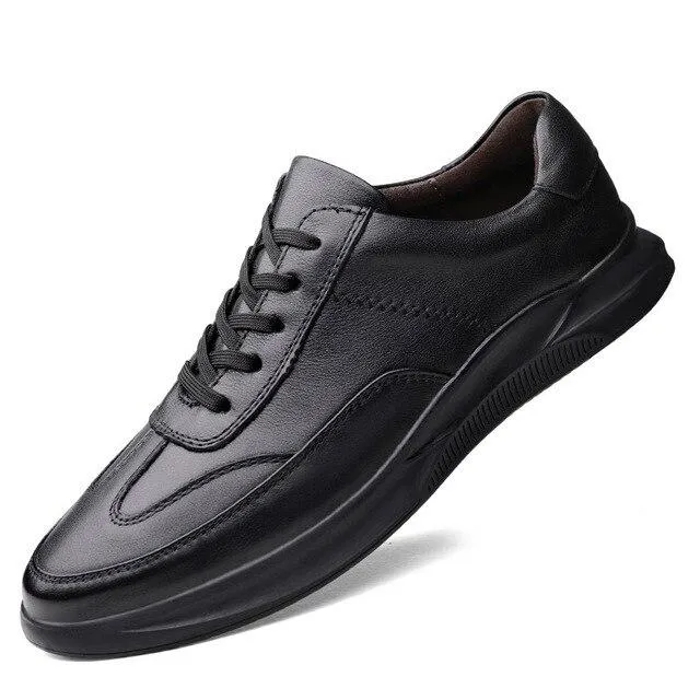 West Louis™ Mode-Ledercasula-Futter Schuhe