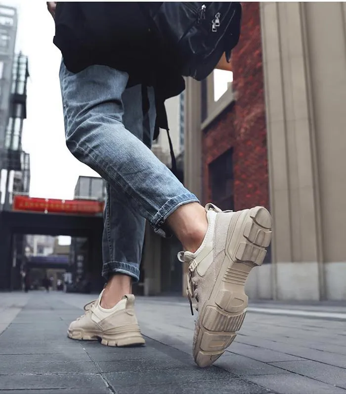 West Louis™ Trendmode Wildleder-Lederschuhe
