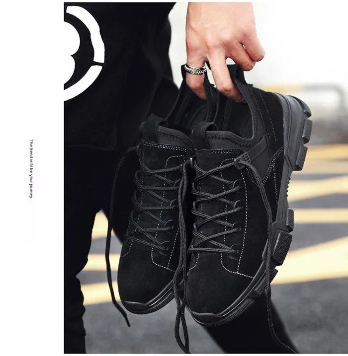 West Louis™ Trendmode Wildleder-Lederschuhe