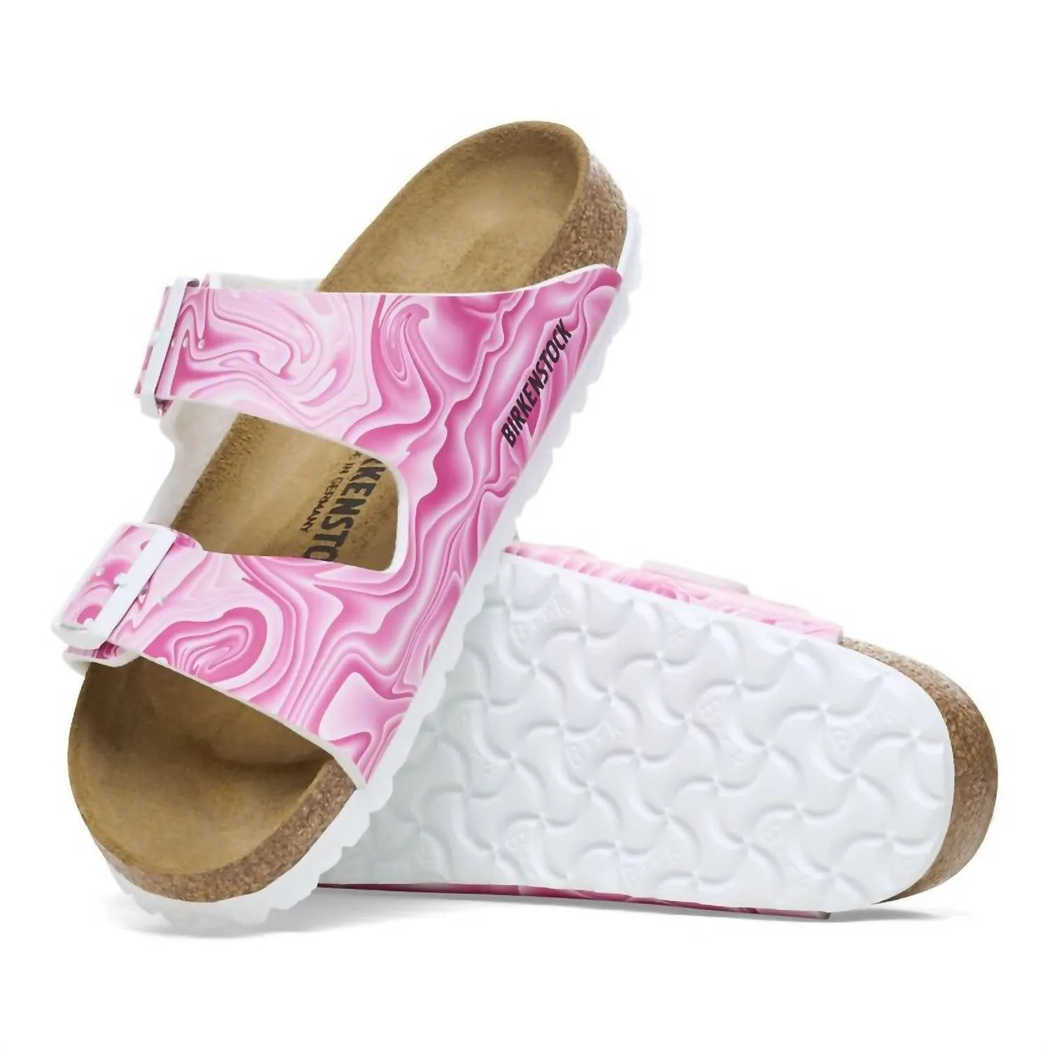 Arizona Birk-Flor Sandalen für Damen in Rosa Marmor