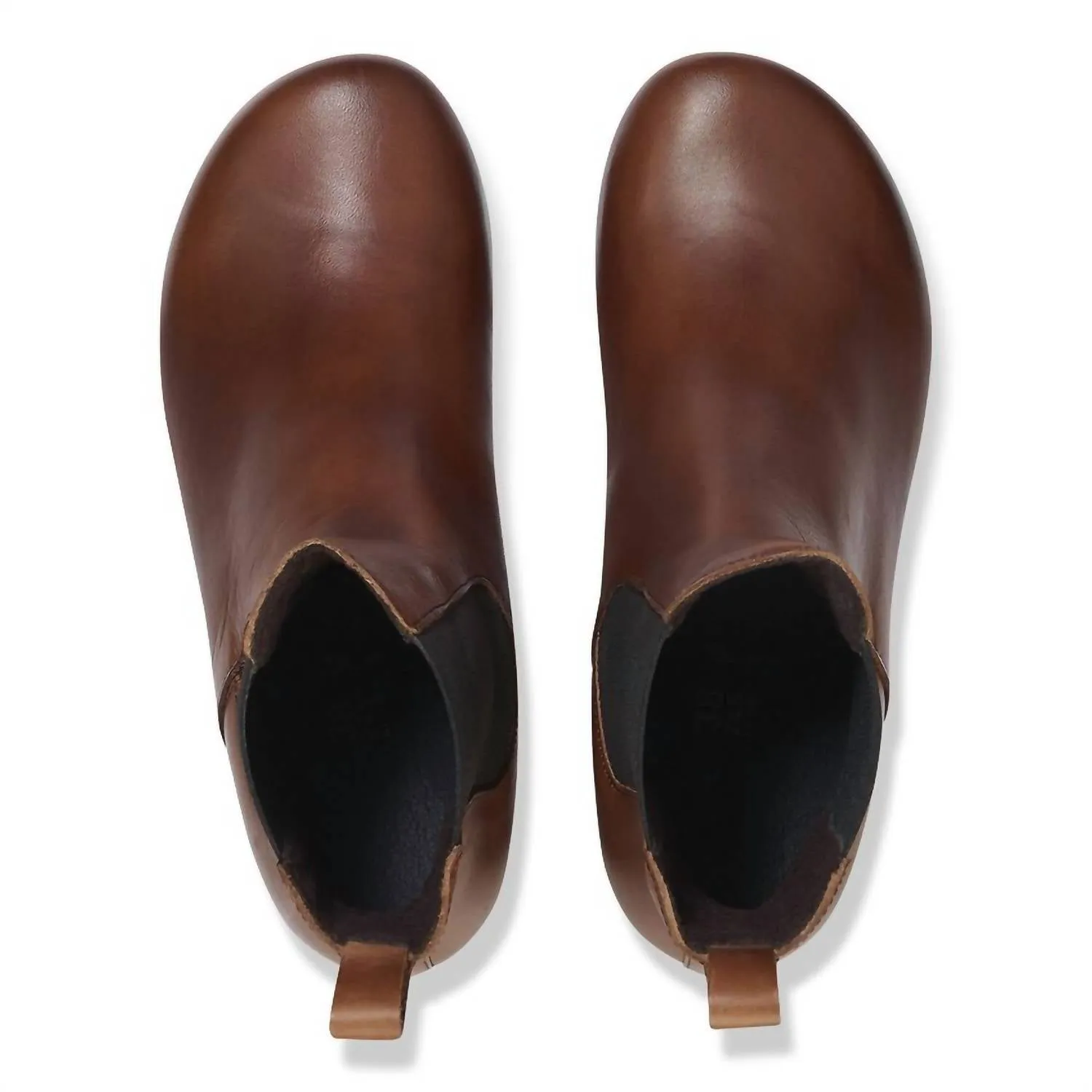 Damen Ebba Keilabsatz Stiefeletten in Schwarz / Cognac