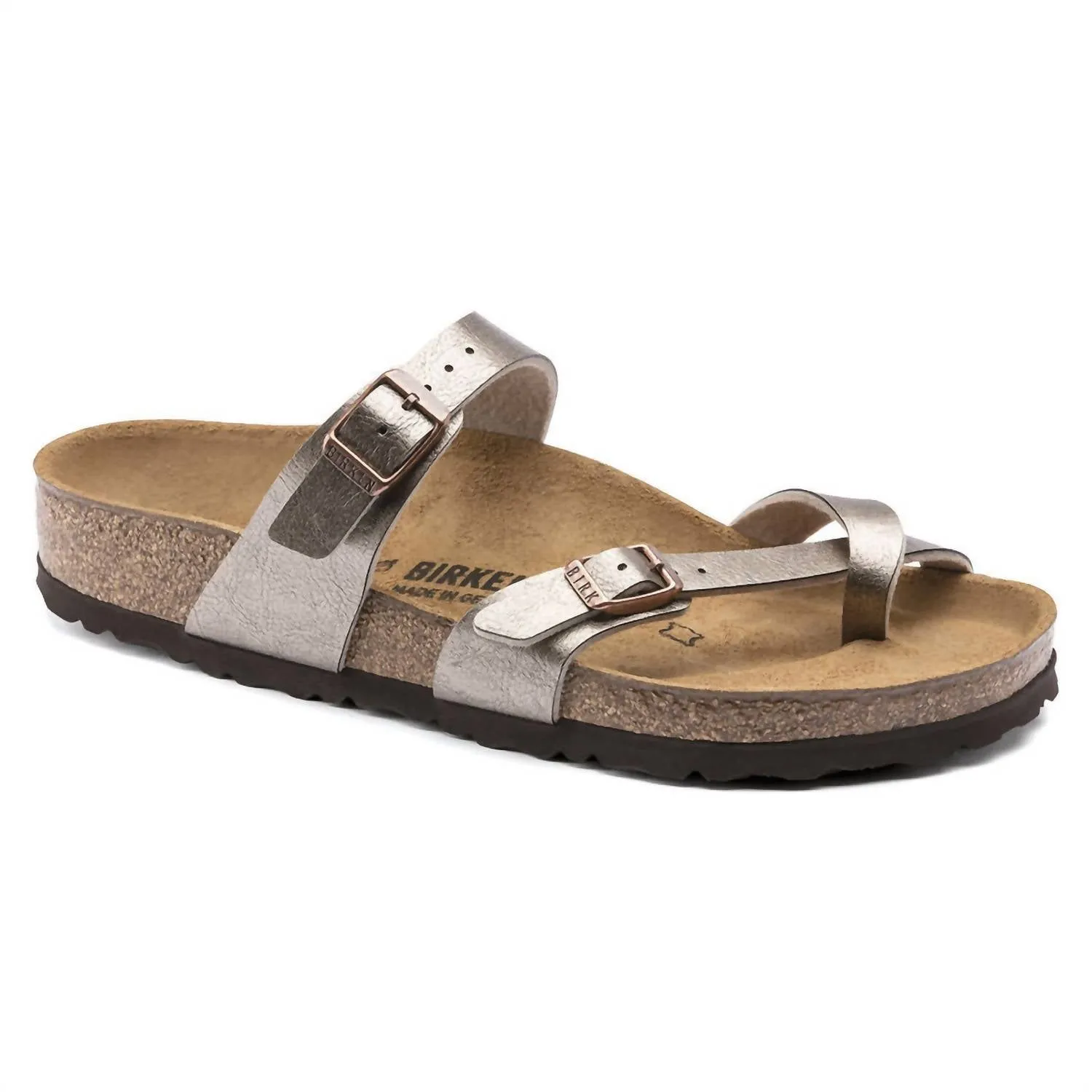 Mayari Original Fußbett-Sandalen für Damen - Regular Fit in elegantem Taube
