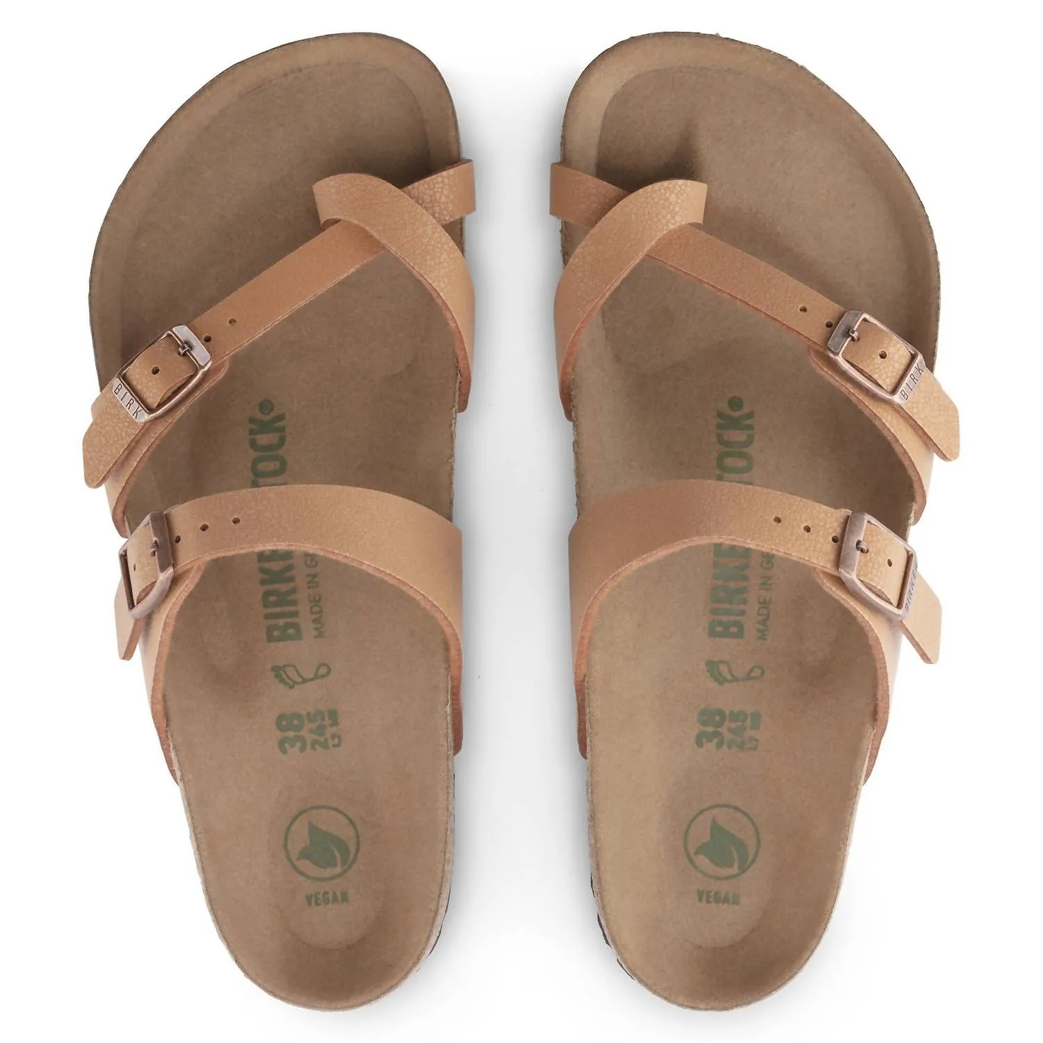 Frauen Mayari Vegan Sandalen in Erdbeige