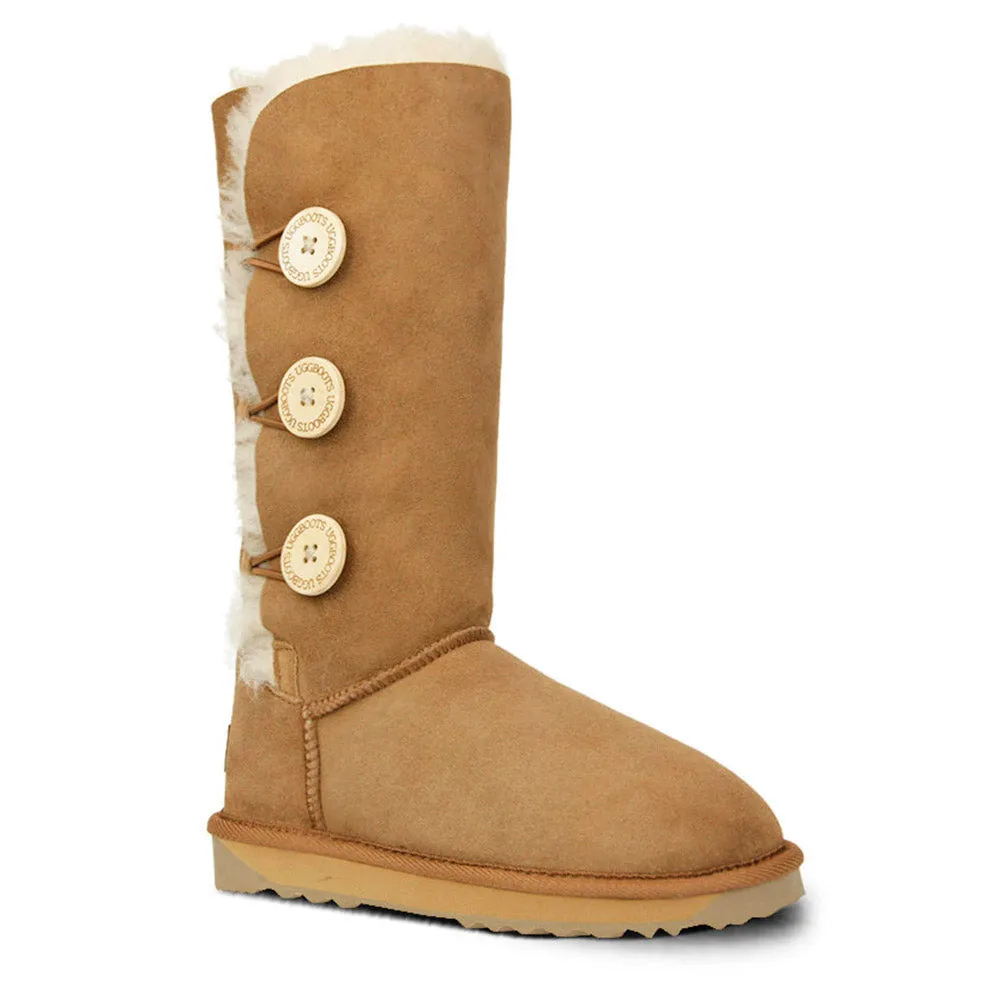 Damen UGG Premium 3-Knopf UGG Schuhe