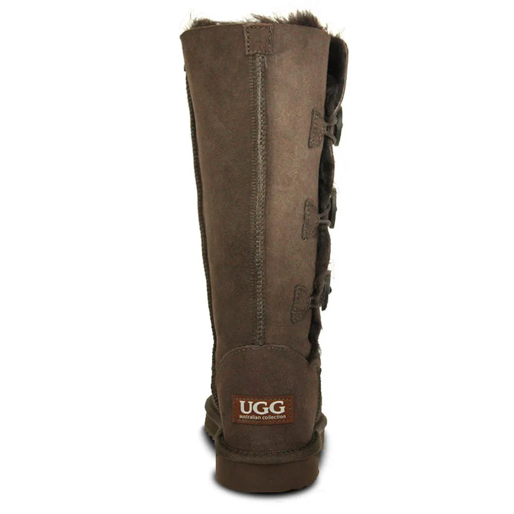 Damen UGG Premium 3-Knopf UGG Schuhe