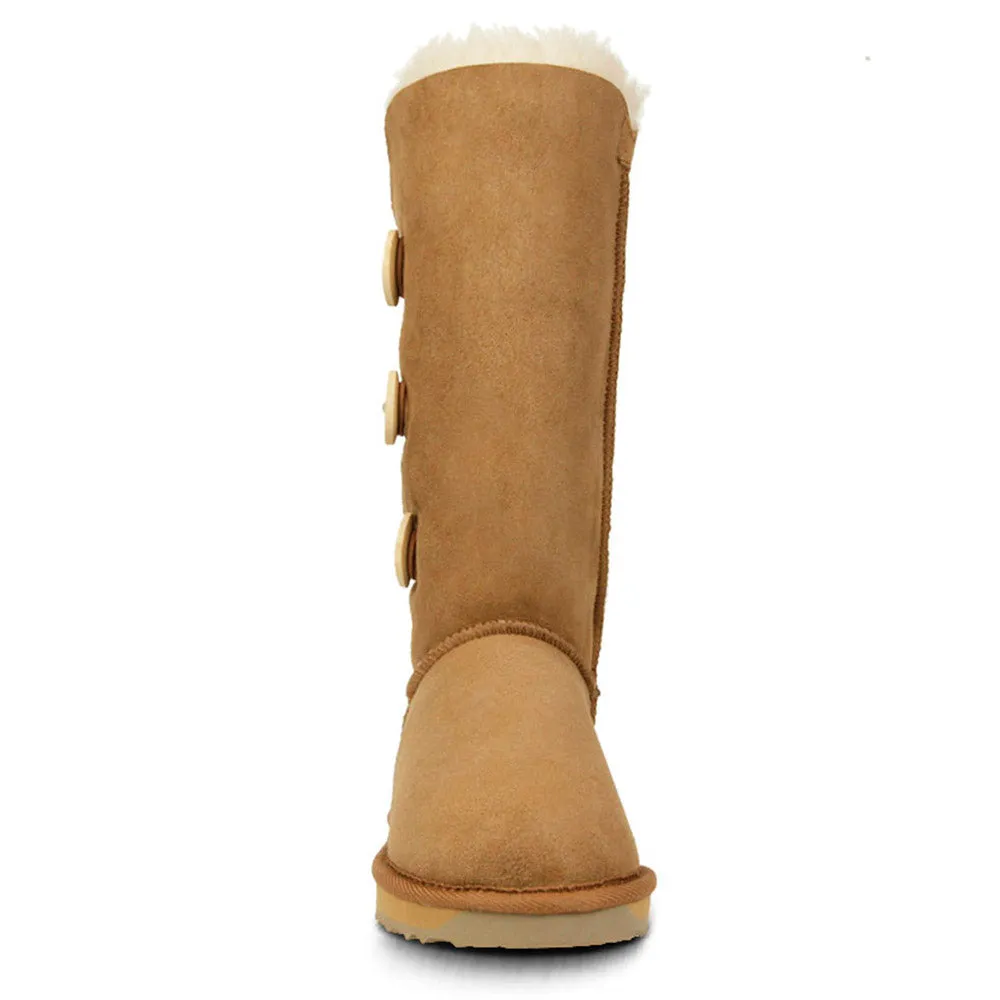 Damen UGG Premium 3-Knopf UGG Schuhe