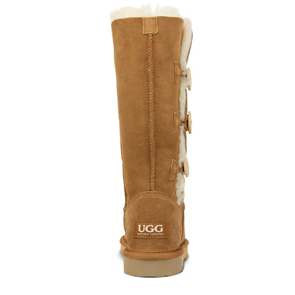 Damen UGG Premium 3-Knopf UGG Schuhe