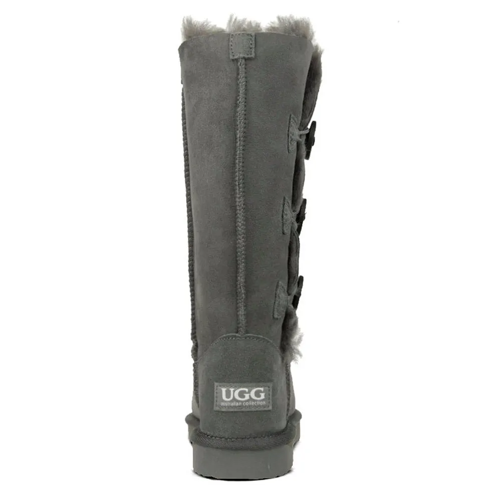 Damen UGG Premium 3-Knopf UGG Schuhe