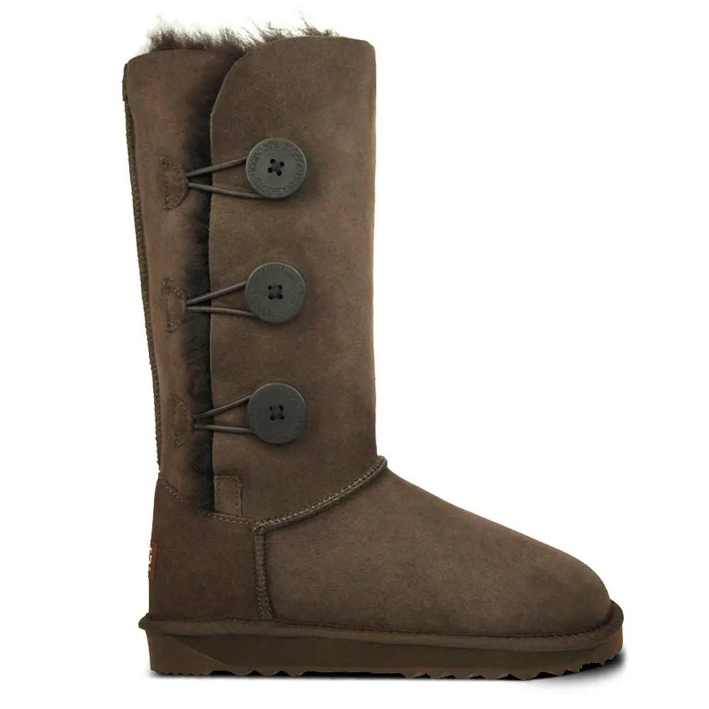 Damen UGG Premium 3-Knopf UGG Schuhe