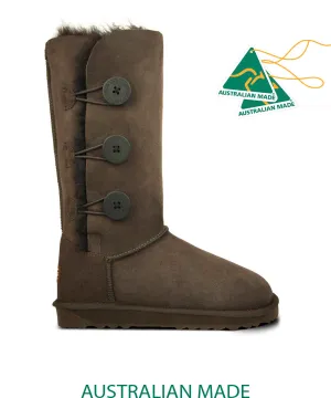 Damen UGG Premium 3-Knopf UGG Schuhe