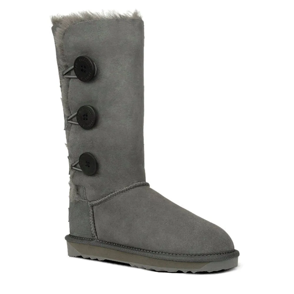 Damen UGG Premium 3-Knopf UGG Schuhe