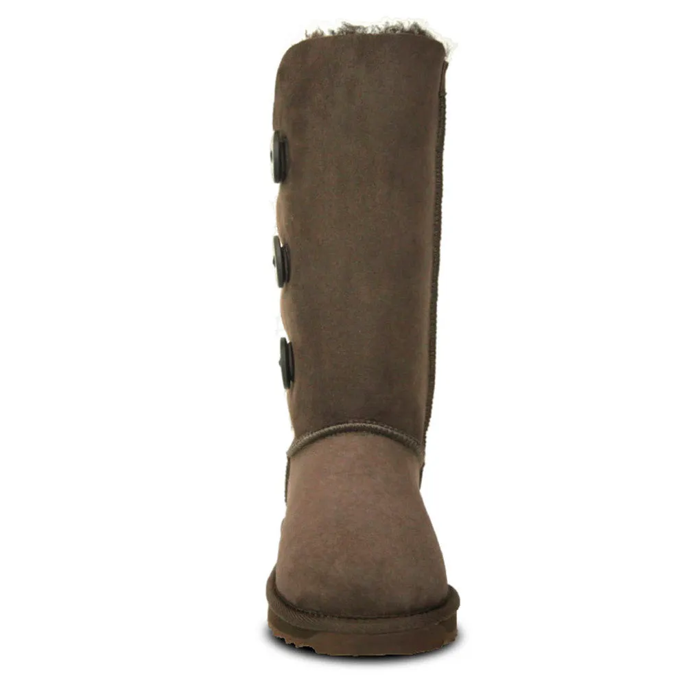 Damen UGG Premium 3-Knopf UGG Schuhe