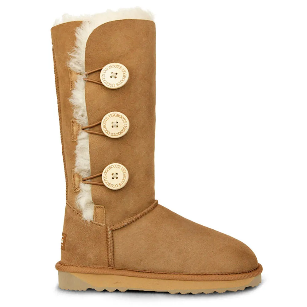 Damen UGG Premium 3-Knopf UGG Schuhe