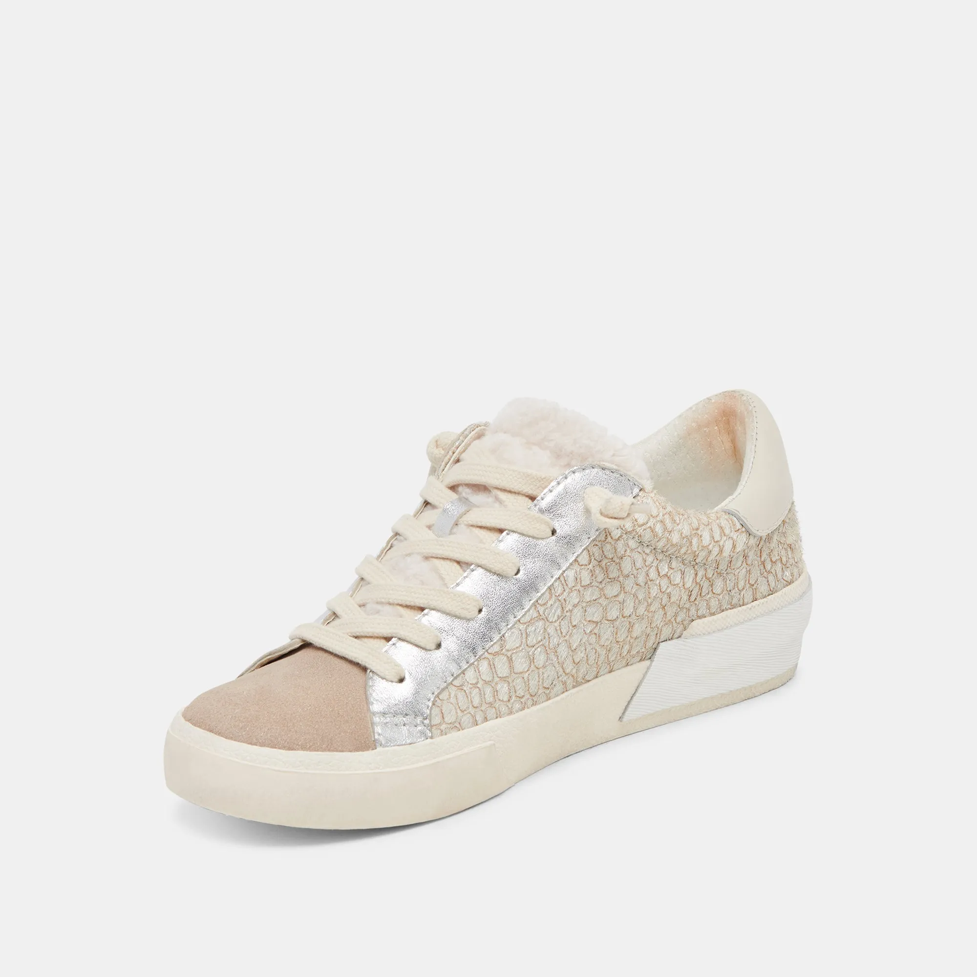ZINA PLUSH SNEAKERS STONE KALBSHAAR