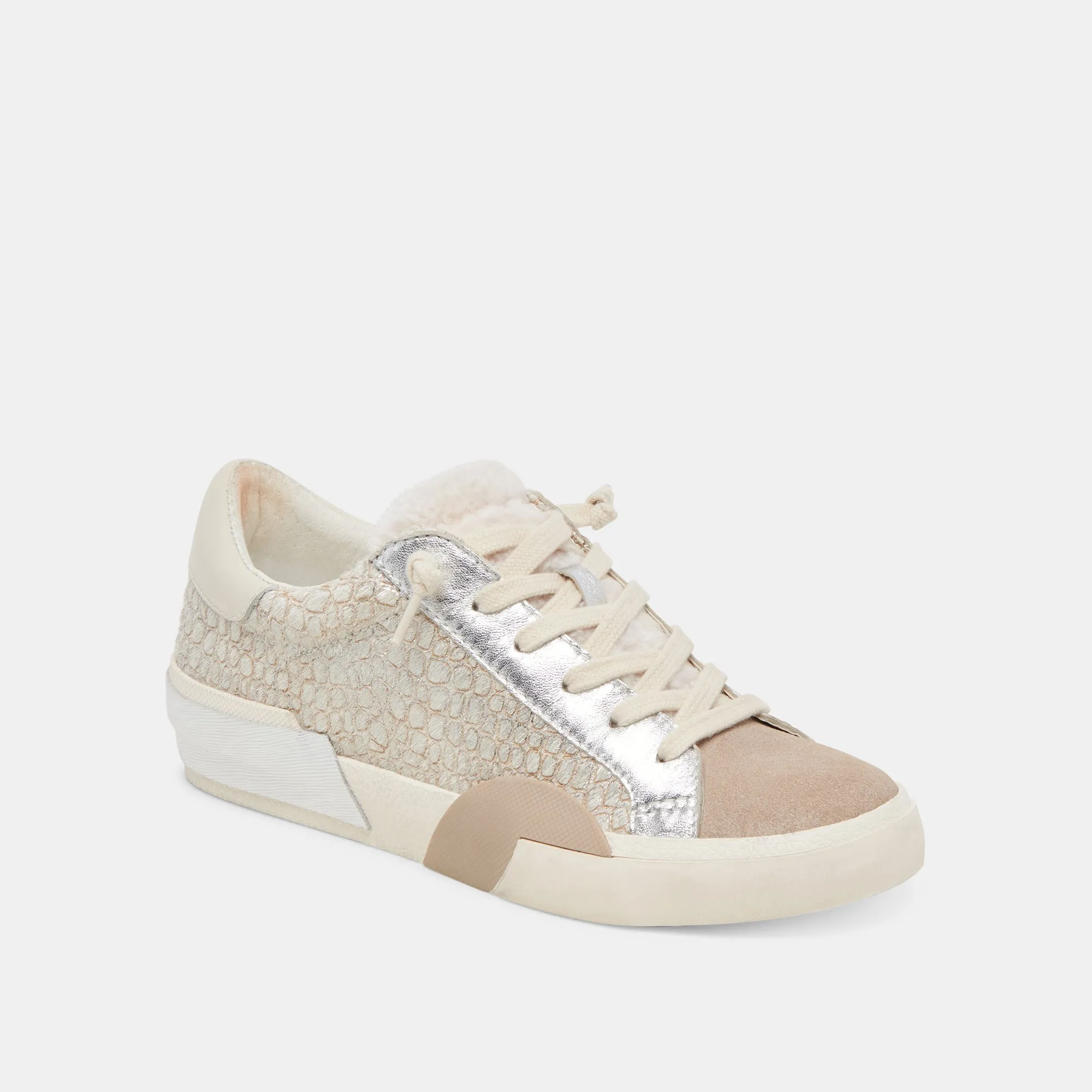 ZINA PLUSH SNEAKERS STONE KALBSHAAR