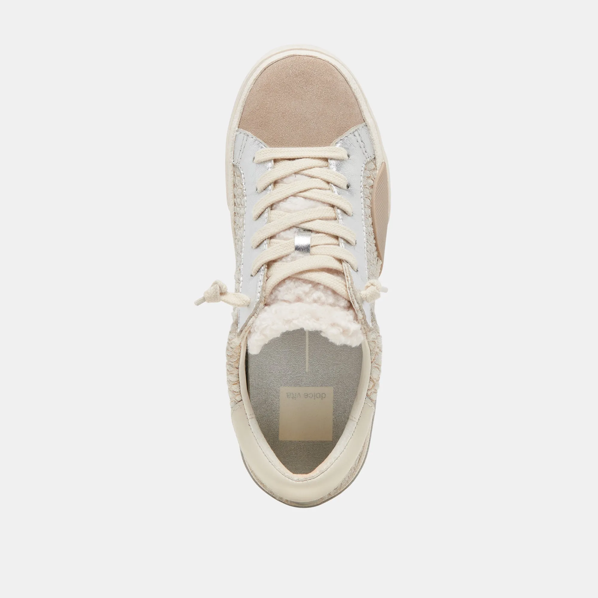 ZINA PLUSH SNEAKERS STONE KALBSHAAR
